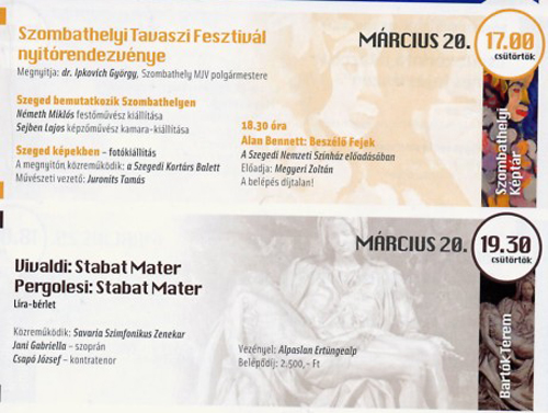 tavaszi fesztival Kezdődik a Tavaszi Fesztivál Szombathelyen online kultúrális hírek