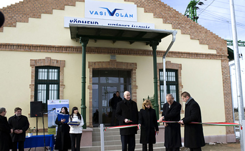 Vas megyei autóbuszállomás uniós támogatással