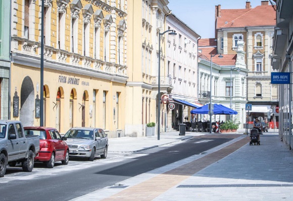 A Széchenyi István utca már be van fejezve