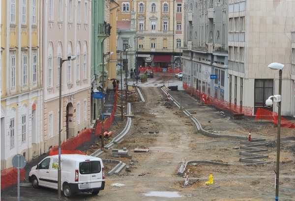 Türelemre intik a lakókat Szombathelyen a munkálatok miatt