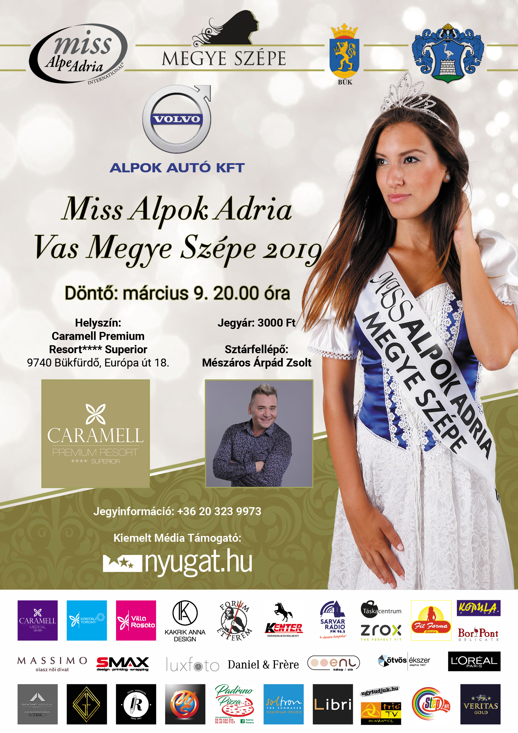 olvo Alpok Autó Miss Alpok Adria Vas Megye Szépe 2019 - Döntő