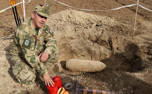 Bombát találtak Bükön – felrobbantották