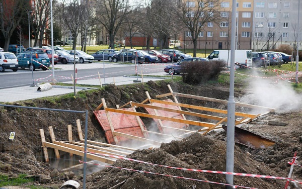 A távvezeték cseréjét négy napon át végzik Szombathelyen